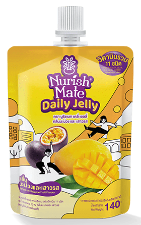 Nurish Mate Daily Jelly Mango and passion fruit Flavor – Konnyaku Jelly