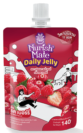 Nurish Mate Daily Jelly Red Berry Flavor – Konnyaku Jelly